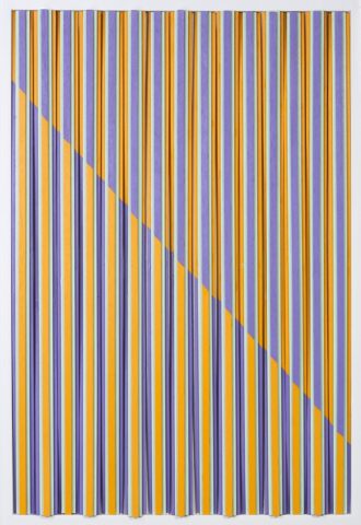 Domenico Fatigati, Quadro strisce viola, giallo